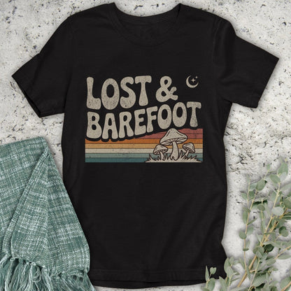 Stepping Green T-Shirt Lost & Barefoot T-Shirt