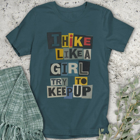 Stepping Green T-Shirt Magazine Hike Like A Girl Organic T-Shirt