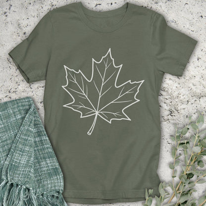 Stepping Green T-Shirt Maple Leaf T-Shirt