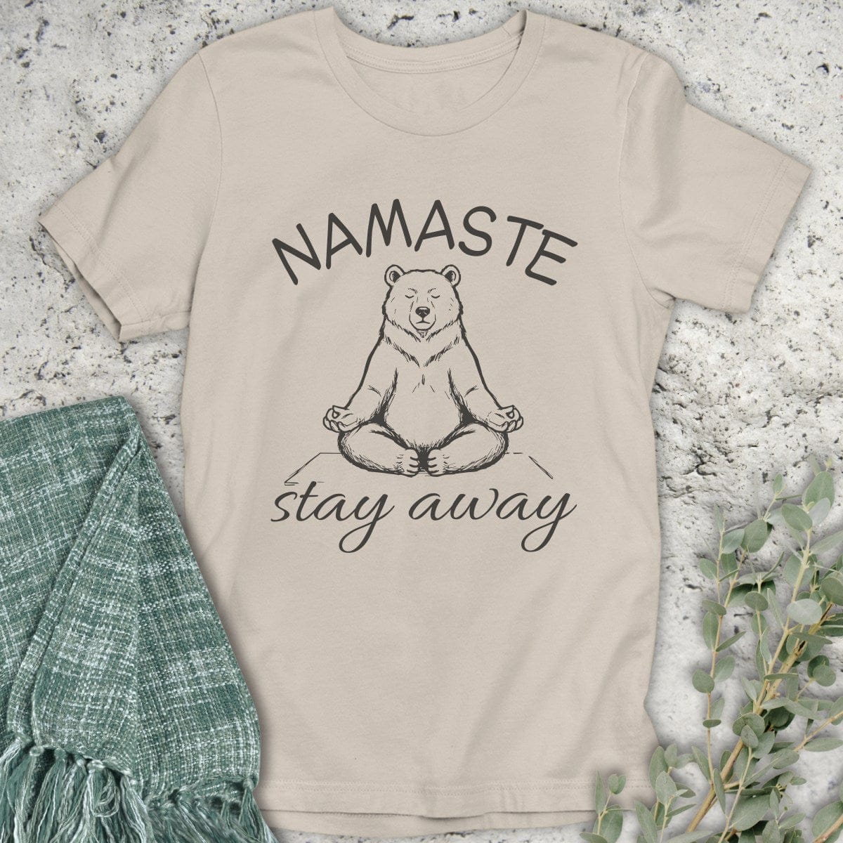Stepping Green T-Shirt Namaste Away T-Shirt