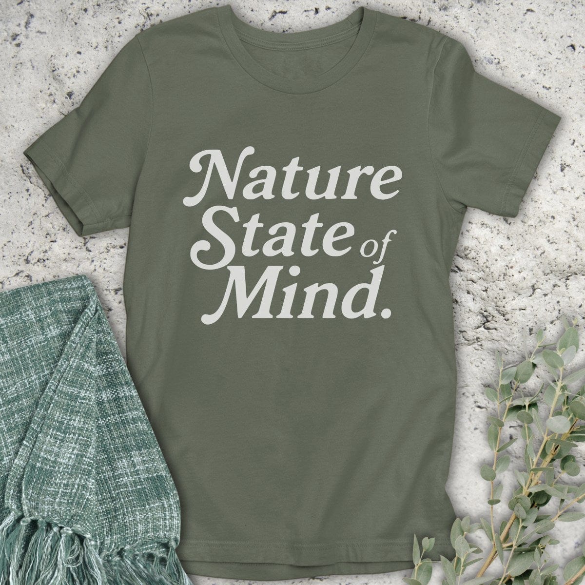 Stepping Green T-Shirt Nature State of Mind T-Shirt