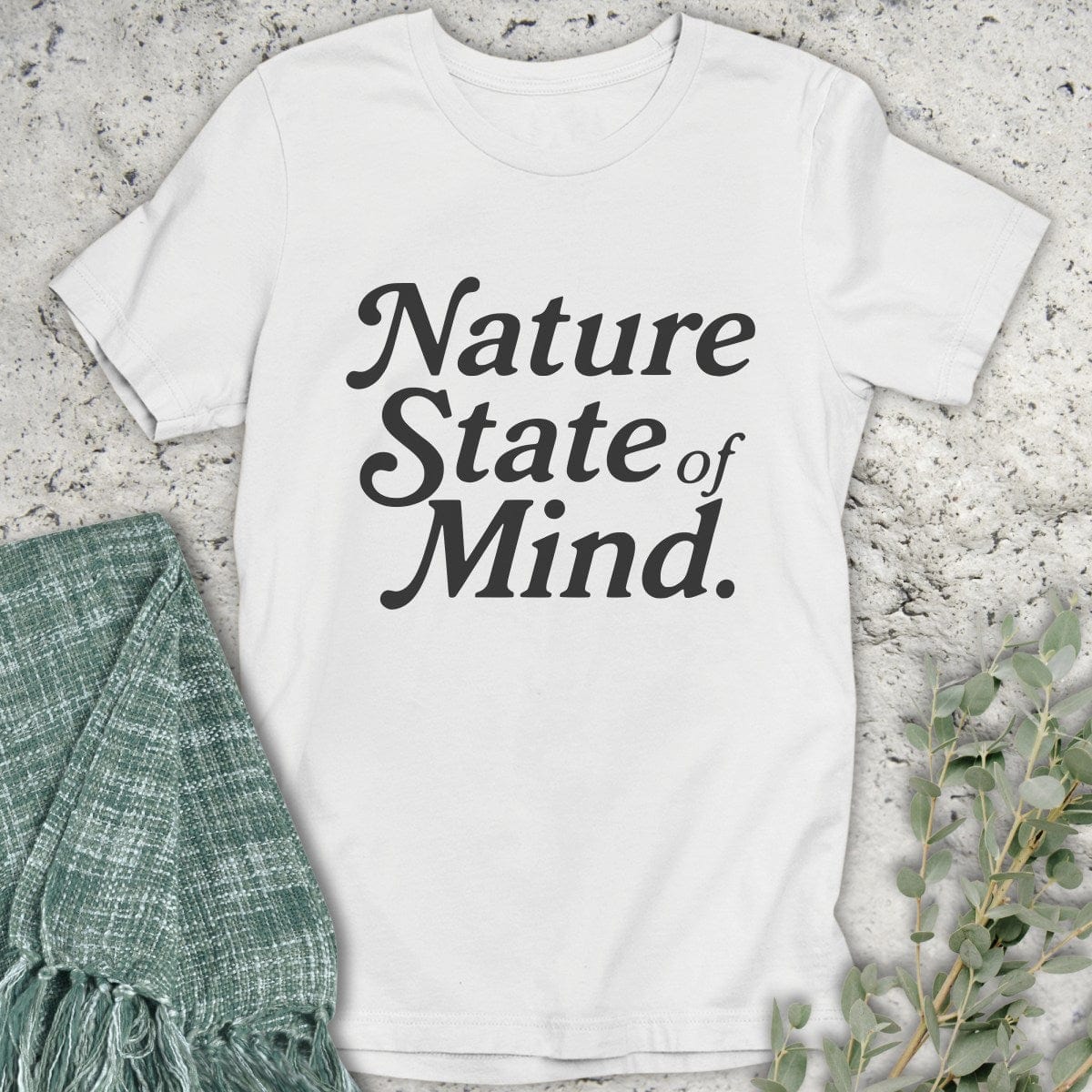 Stepping Green T-Shirt Nature State of Mind T-Shirt