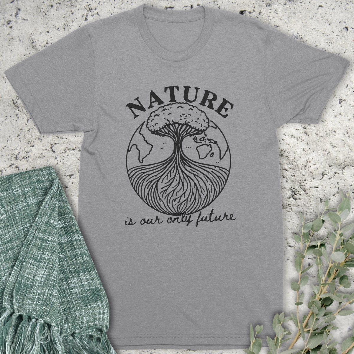 Stepping Green T-Shirt Nature T-Shirt