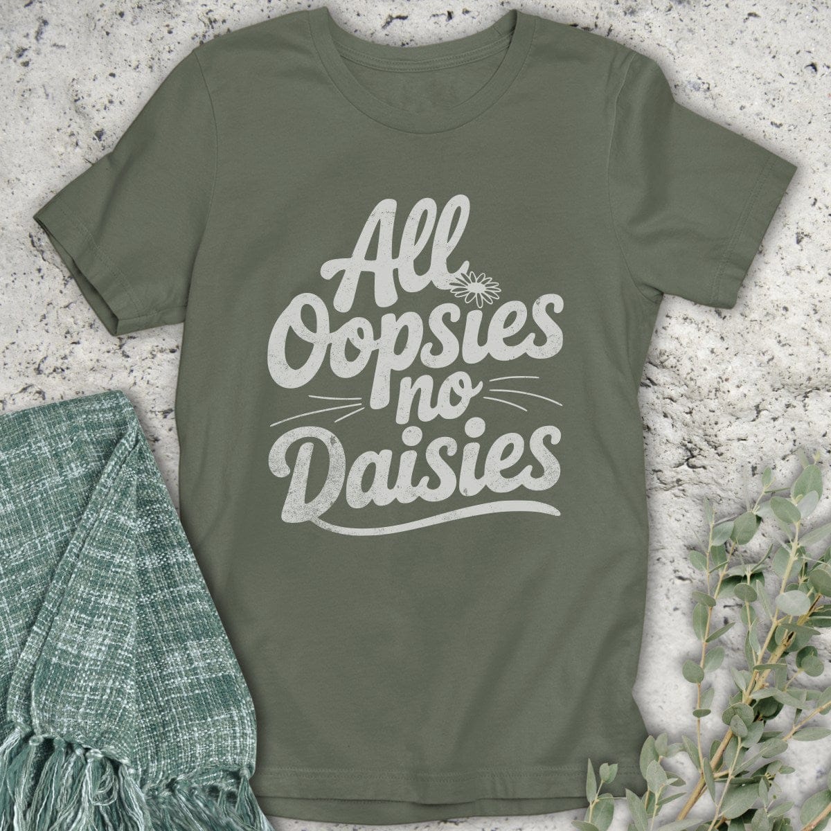 Stepping Green T-Shirt No Daisies Organic T-Shirt