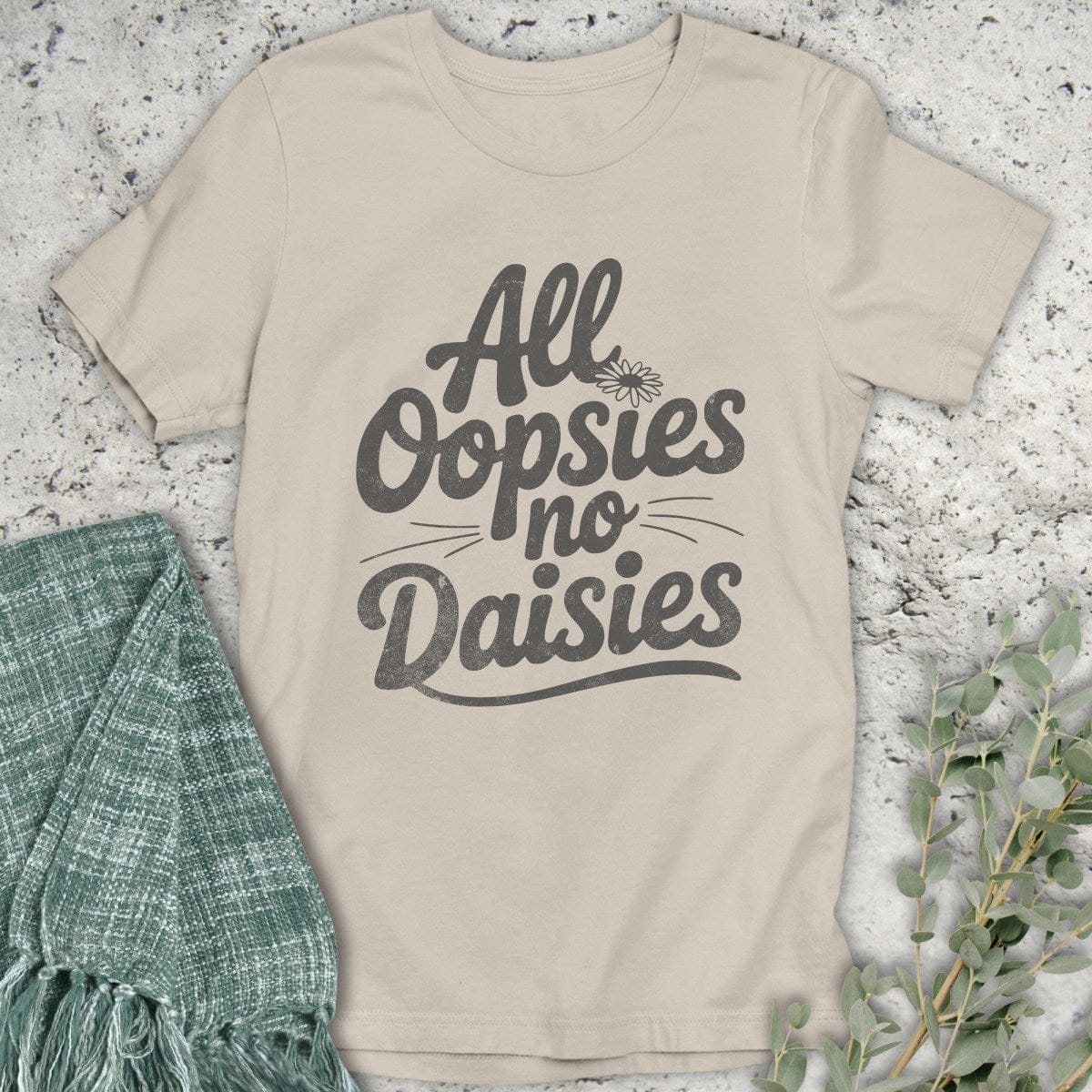 Stepping Green T-Shirt No Daisies Organic T-Shirt
