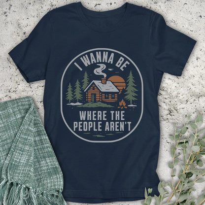 Stepping Green T-Shirt No People Cabin T-Shirt