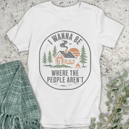 Stepping Green T-Shirt No People Cabin T-Shirt