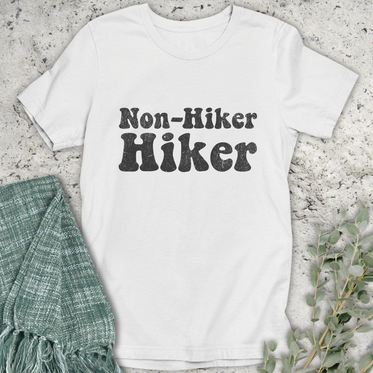 Stepping Green T-Shirt Non-Hiker Hiker T-Shirt
