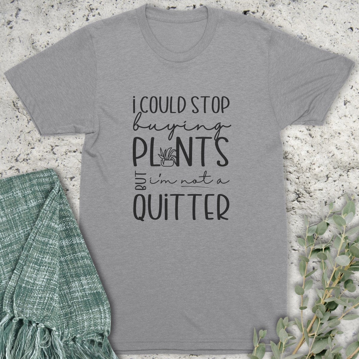 Stepping Green T-Shirt Not A Quitter T-Shirt