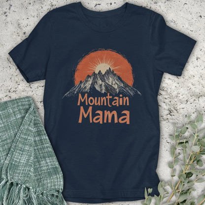 Stepping Green T-Shirt Orange Mountain Mama T-Shirt