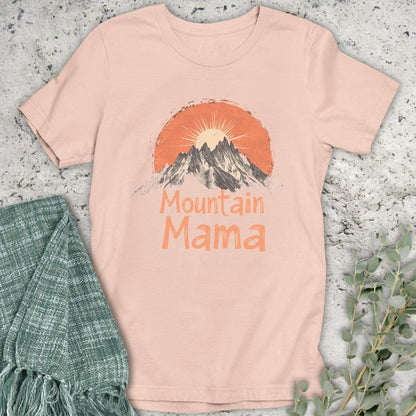 Stepping Green T-Shirt Orange Mountain Mama T-Shirt