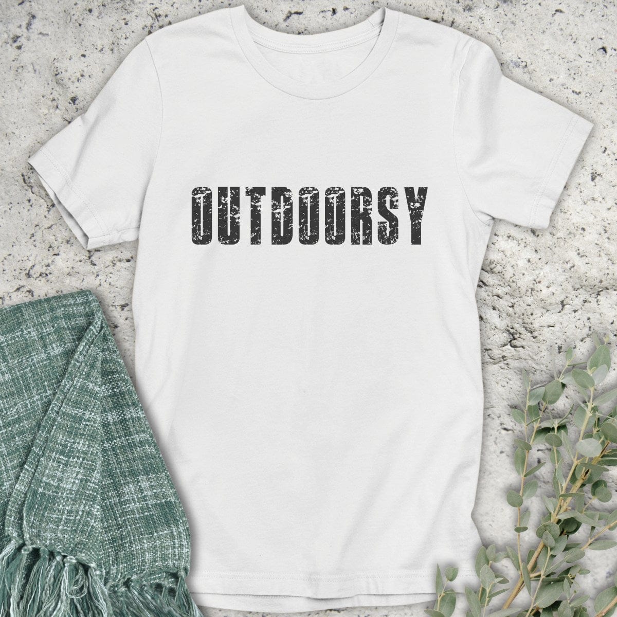 Stepping Green T-Shirt Outdoorsy T-Shirt