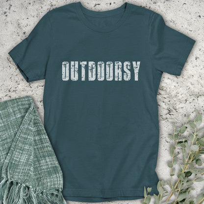Stepping Green T-Shirt Outdoorsy T-Shirt
