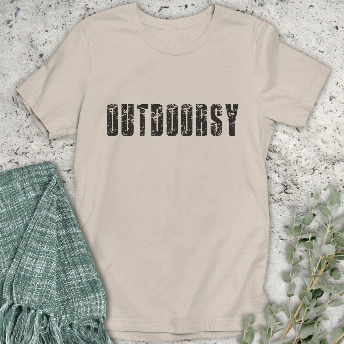 Stepping Green T-Shirt Outdoorsy T-Shirt