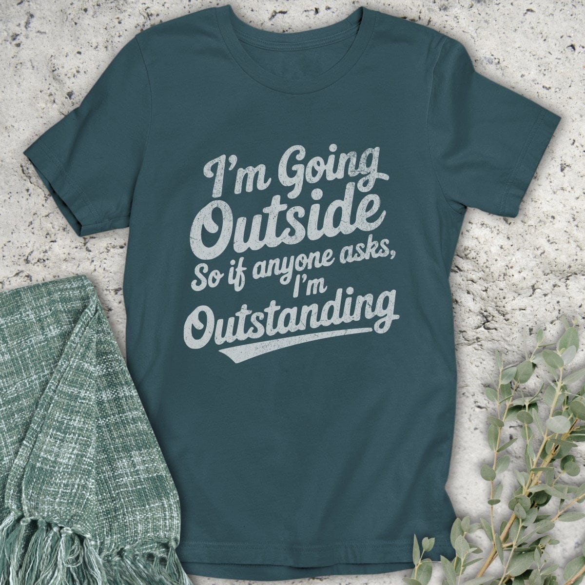 Stepping Green T-Shirt Outstanding Organic T-Shirt