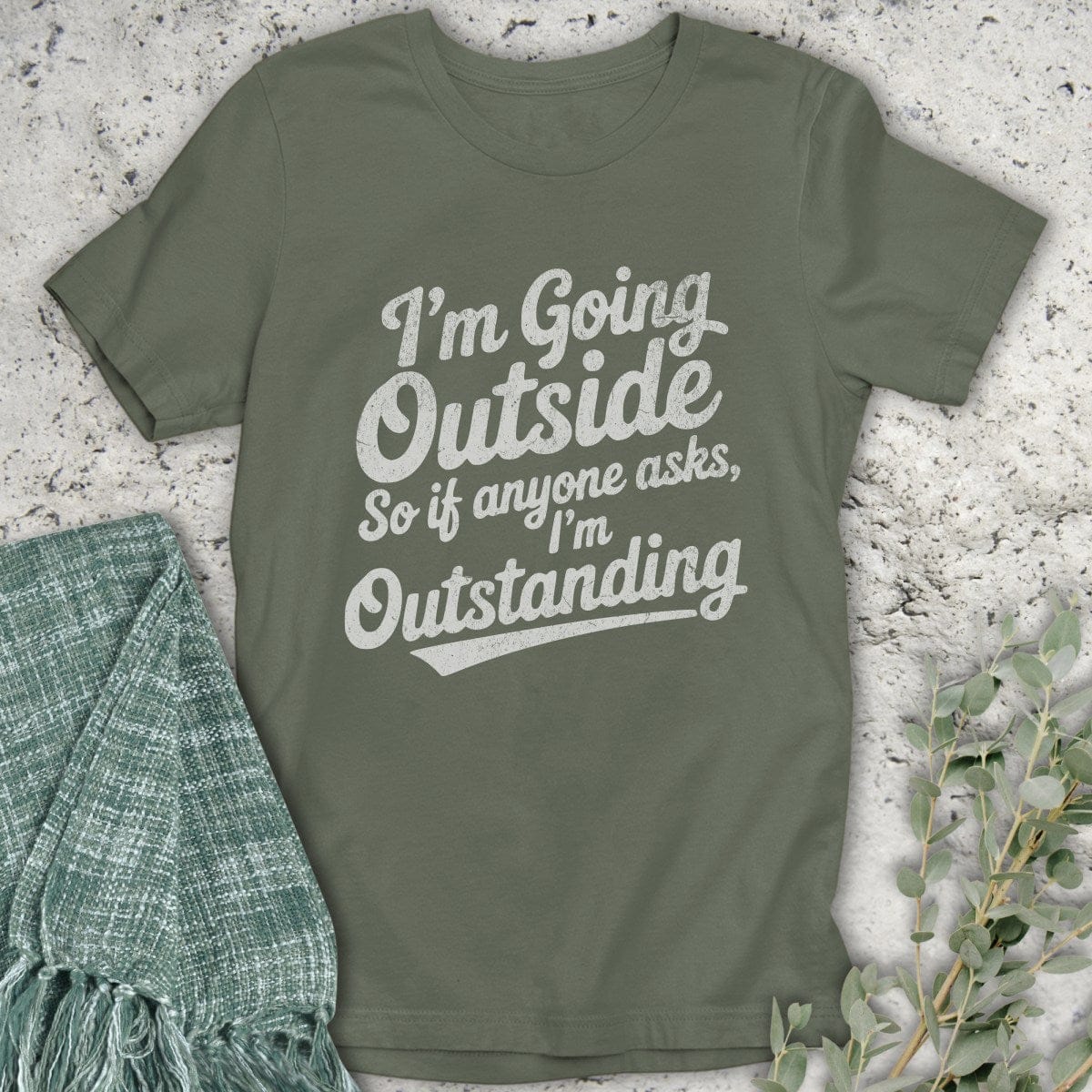 Stepping Green T-Shirt Outstanding Organic T-Shirt
