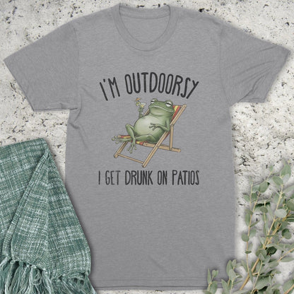 Stepping Green T-Shirt Patio Outdoorsy Organic T-Shirt