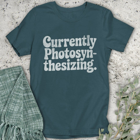 Stepping Green T-Shirt Photosynthesizing T-Shirt