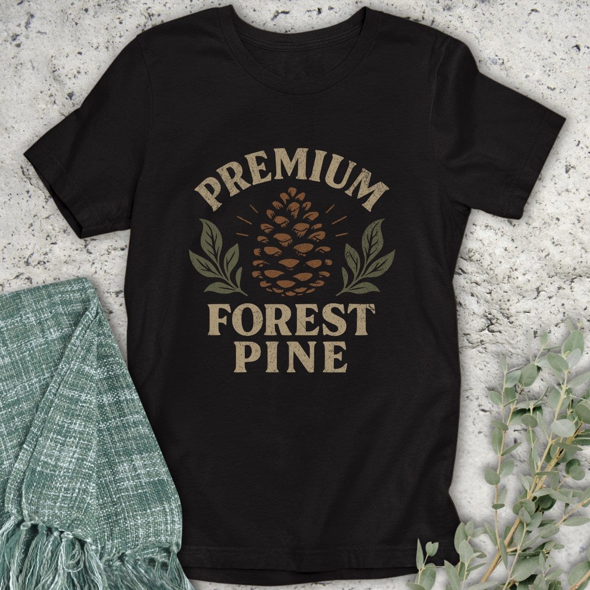 Stepping Green T-Shirt Premium Forest Pine T-Shirt