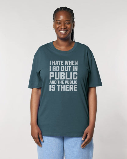 Stepping Green T-Shirt Public In Public T-Shirt