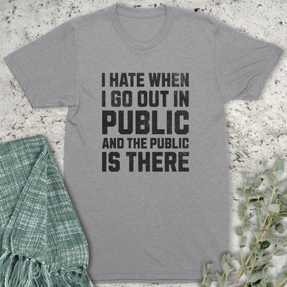 Stepping Green T-Shirt Public In Public T-Shirt