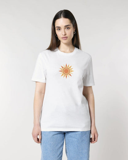 Stepping Green T-Shirt Retro Sun T-Shirt