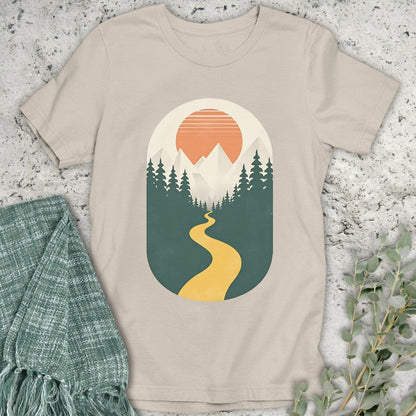 Stepping Green T-Shirt Retro Trail T-Shirt