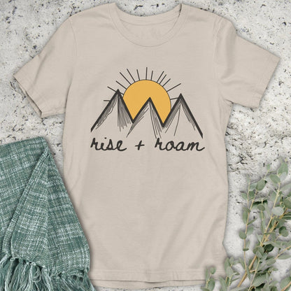 Stepping Green T-Shirt Rise and Roam T-Shirt