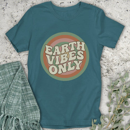 Stepping Green T-Shirt Rooted Earth Vibes T-Shirt