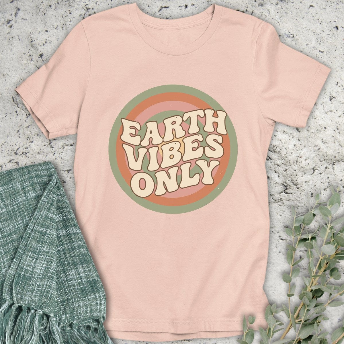 Stepping Green T-Shirt Rooted Earth Vibes T-Shirt