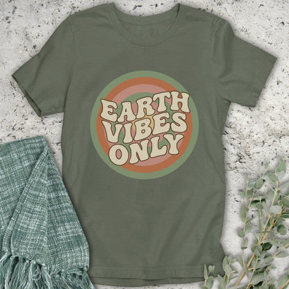 Stepping Green T-Shirt Rooted Earth Vibes T-Shirt