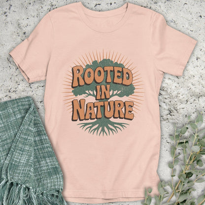 Stepping Green T-Shirt Rooted in Nature Rays T-Shirt