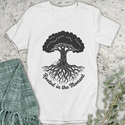 Stepping Green T-Shirt Rooted in the Moment T-Shirt