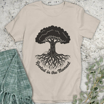 Stepping Green T-Shirt Rooted in the Moment T-Shirt