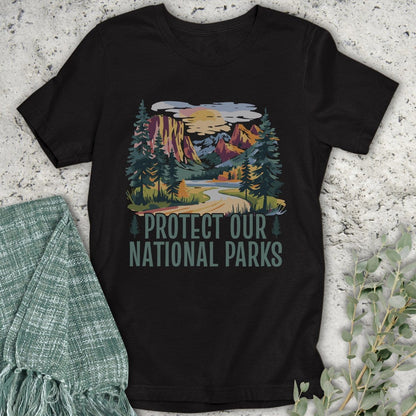 Stepping Green T-Shirt Scenic Protect National Parks T-Shirt