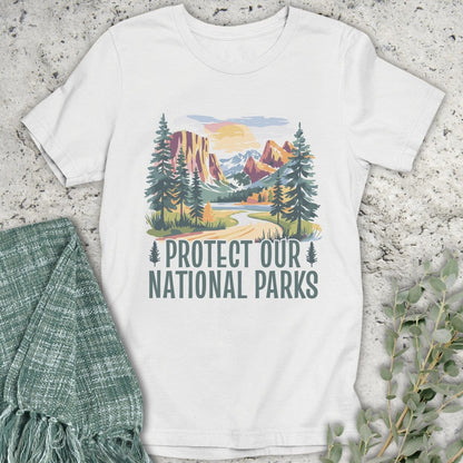 Stepping Green T-Shirt Scenic Protect National Parks T-Shirt