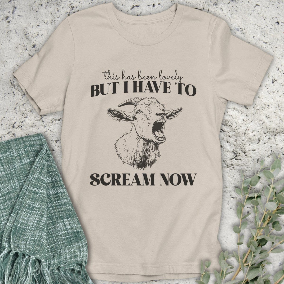 Stepping Green T-Shirt Screaming Goat Organic T-Shirt