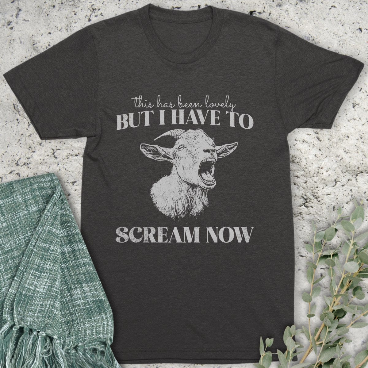 Stepping Green T-Shirt Screaming Goat Organic T-Shirt