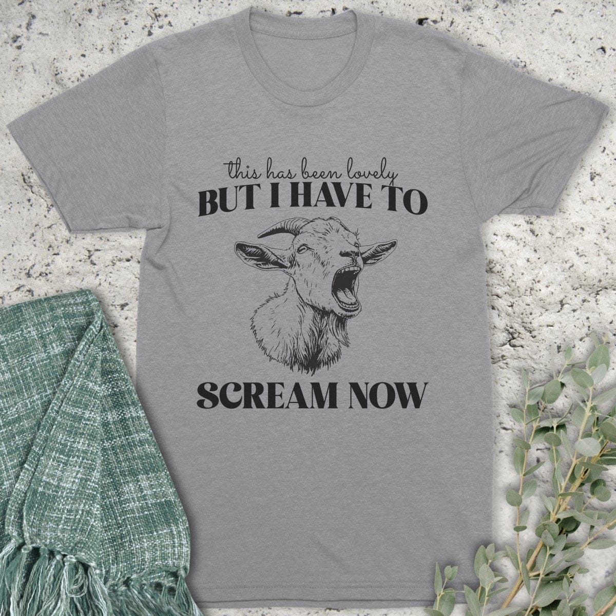 Stepping Green T-Shirt Screaming Goat Organic T-Shirt