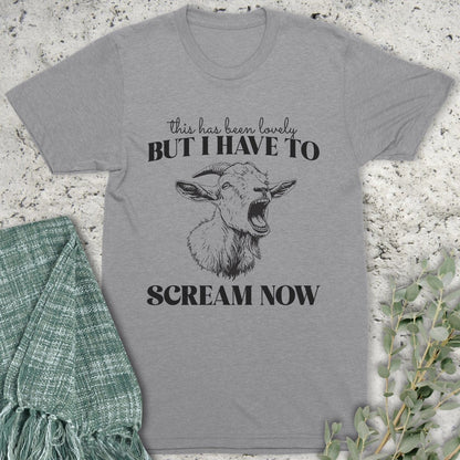 Stepping Green T-Shirt Screaming Goat Organic T-Shirt