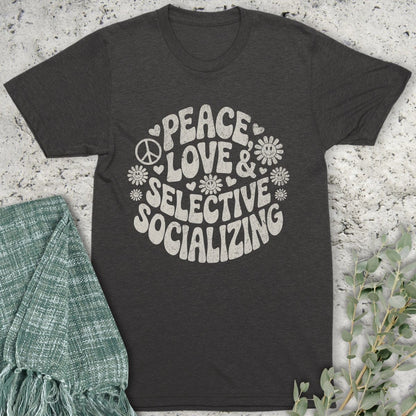 Stepping Green T-Shirt Selective Socializing Organic T-Shirt