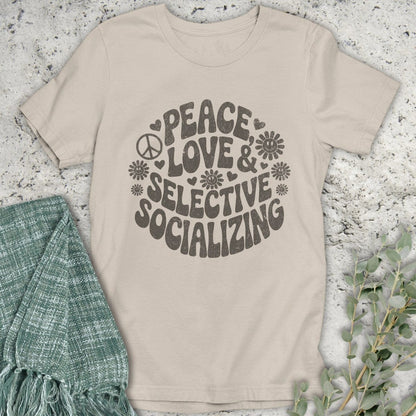 Stepping Green T-Shirt Selective Socializing T-Shirt