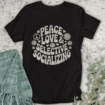 Stepping Green T-Shirt Selective Socializing T-Shirt