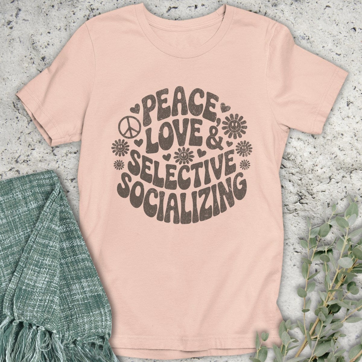 Stepping Green T-Shirt Selective Socializing T-Shirt