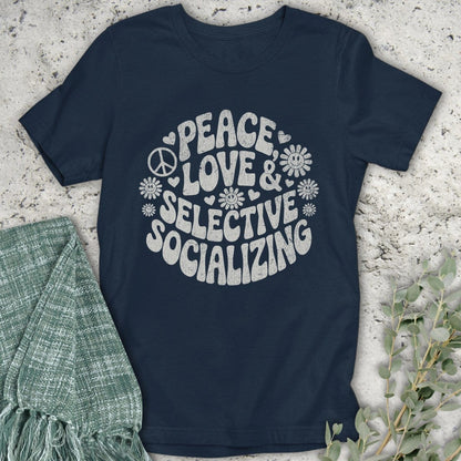 Stepping Green T-Shirt Selective Socializing T-Shirt