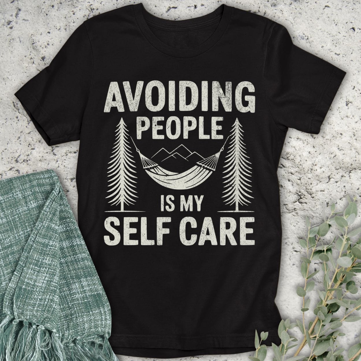 Stepping Green T-Shirt Self Care T-Shirt