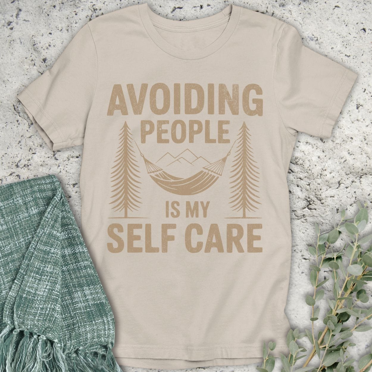 Stepping Green T-Shirt Self Care T-Shirt