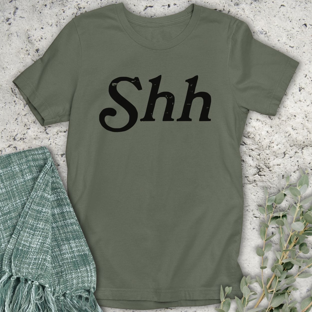 Stepping Green T-Shirt Shh T-Shirt