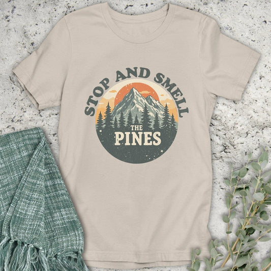 Stepping Green T-Shirt Smell The Pines T-Shirt