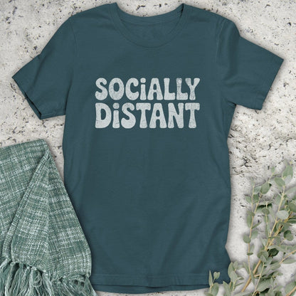 Stepping Green T-Shirt Socially Distant T-Shirt